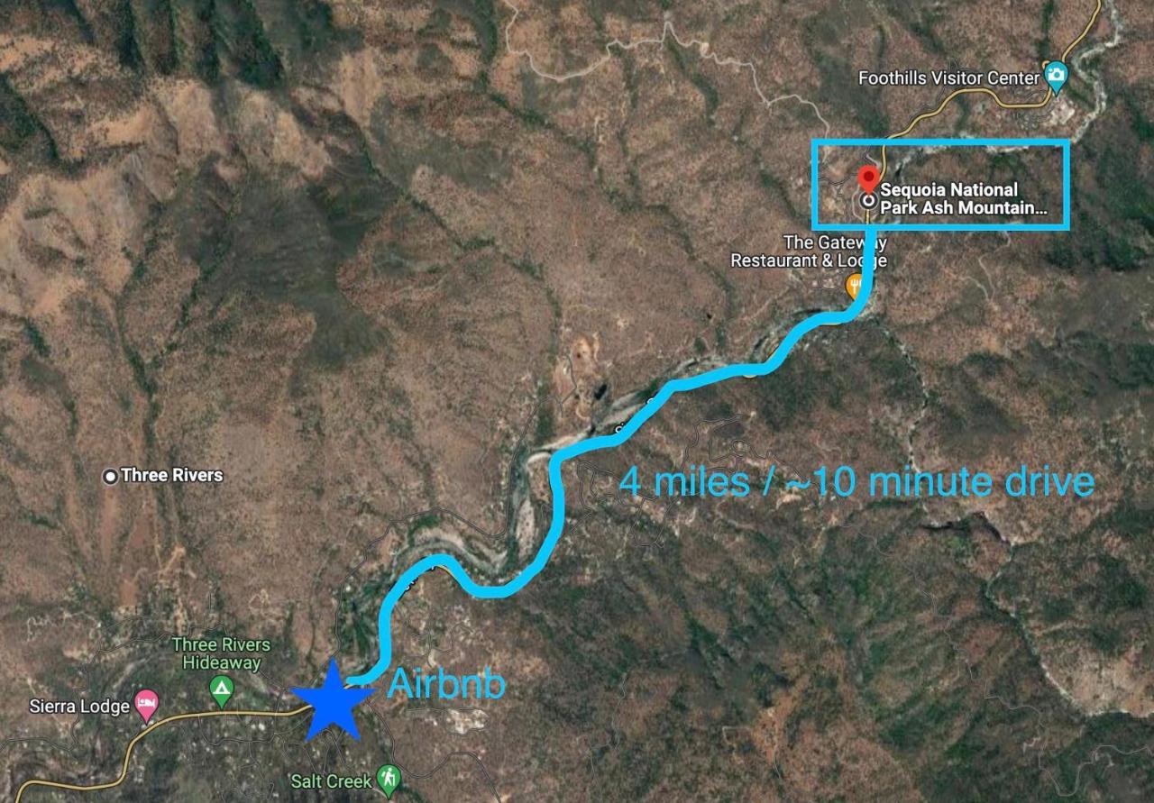 Villa Mountain View, Hot Tub, Open Kitchen, 10M To Sequoia Three Rivers Exterior foto