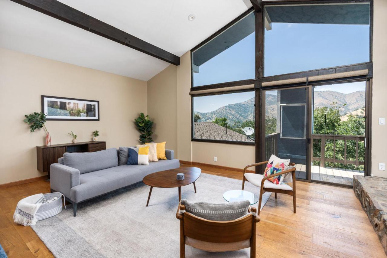 Villa Mountain View, Hot Tub, Open Kitchen, 10M To Sequoia Three Rivers Exterior foto
