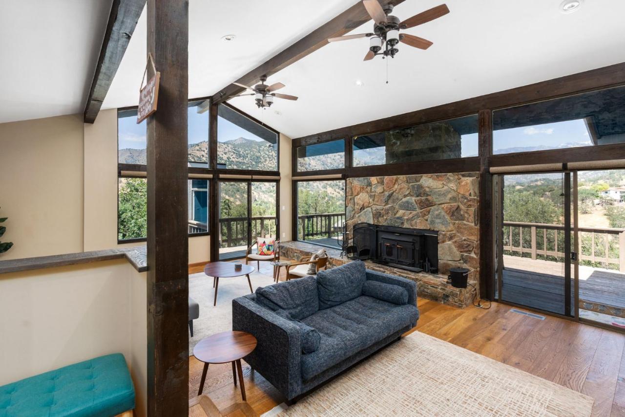 Villa Mountain View, Hot Tub, Open Kitchen, 10M To Sequoia Three Rivers Exterior foto