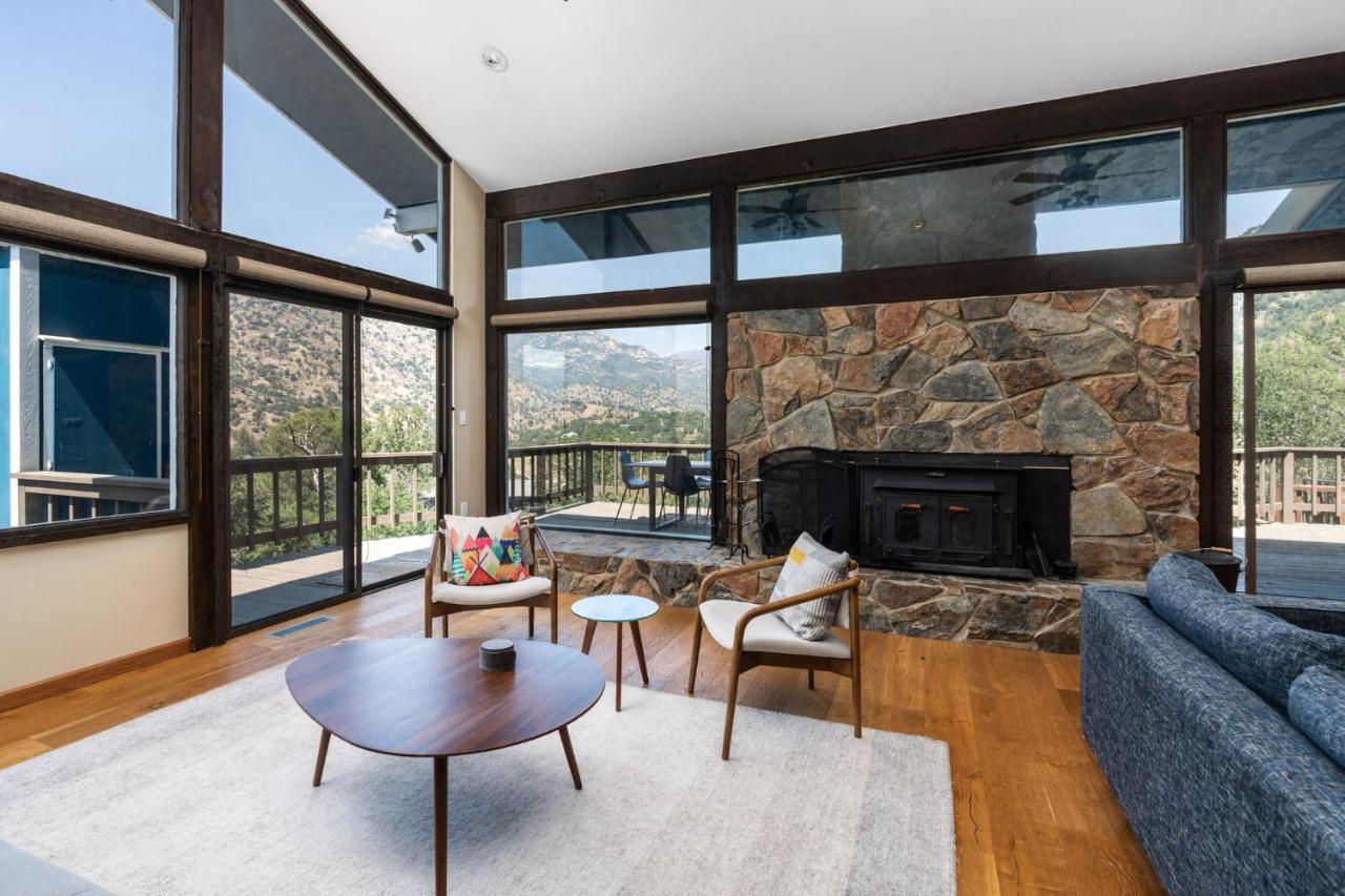 Villa Mountain View, Hot Tub, Open Kitchen, 10M To Sequoia Three Rivers Exterior foto